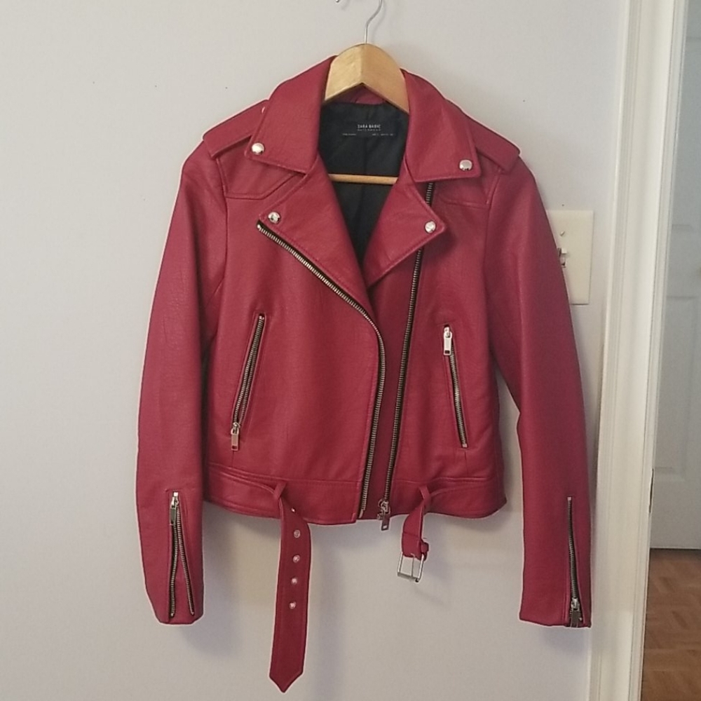 Zara Faux Leather Jacket